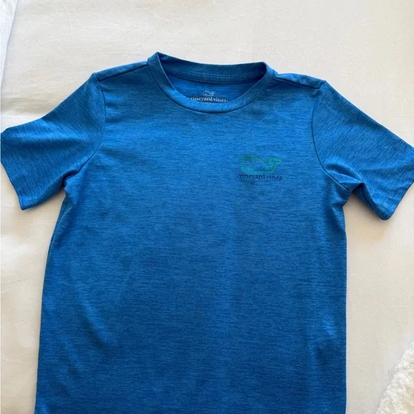 Vineyard Vines Boys' Long Sleeve Tees in Navy, Blue, White, Red, Mint, Gray - Picture 6 of 10